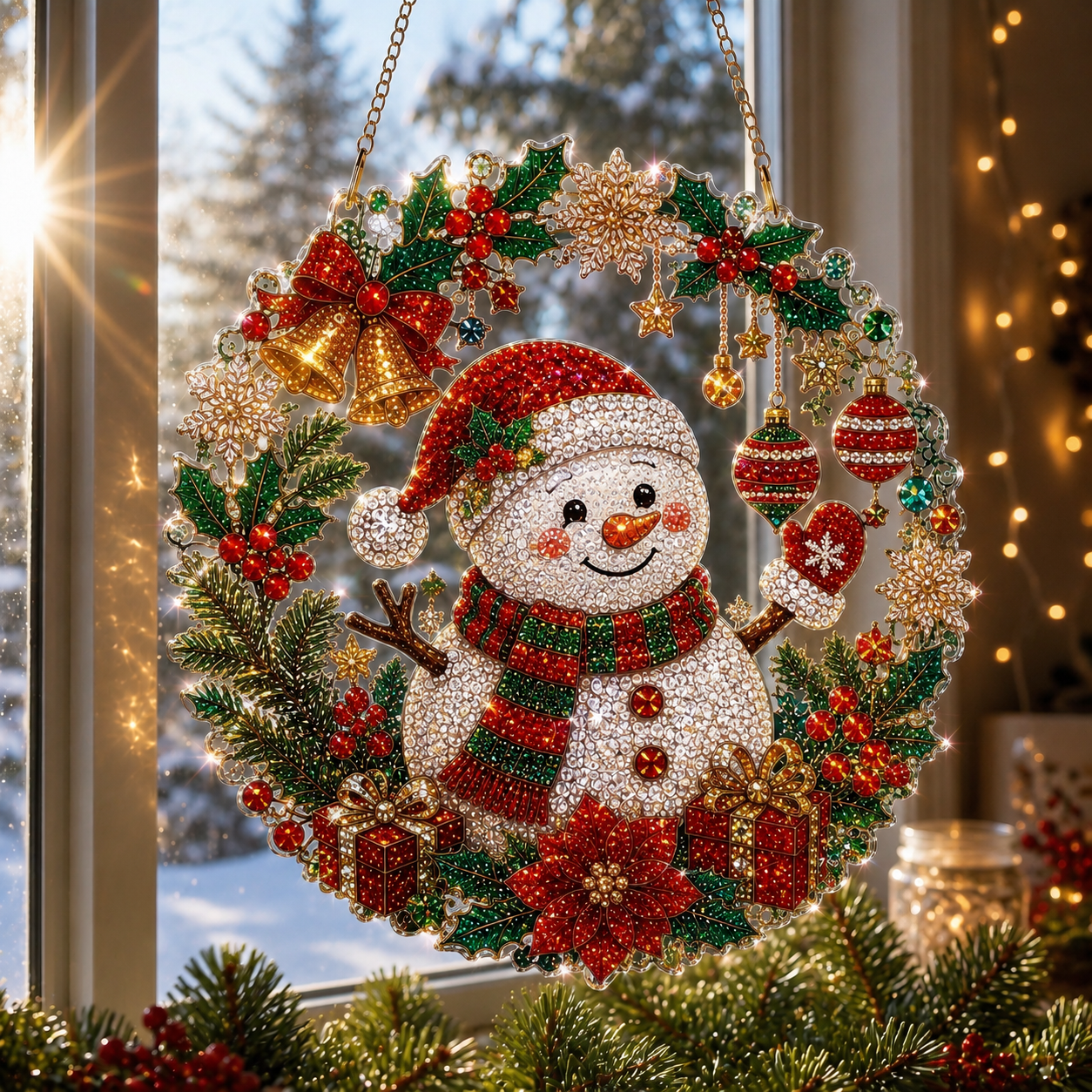 🎅70% Off on the Last Day of the Off-Season Sale🎄- Christmas Diamond Art Suncatcher Kit