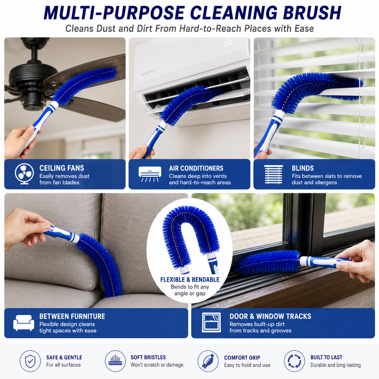 2026 New Upgrade Flexible Gap Cleaning Brush