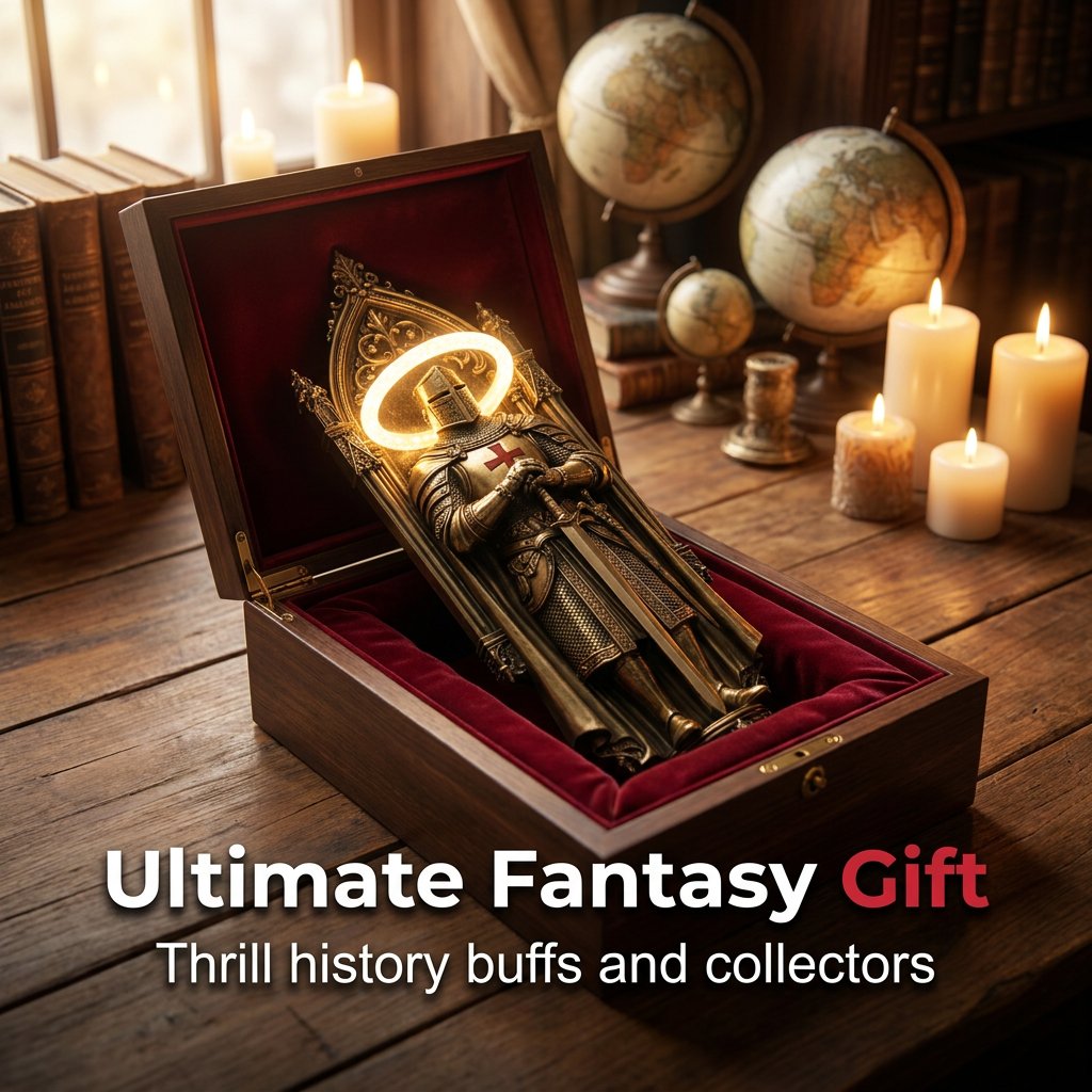 🛡️ Medieval Castle Knight Wall Sconce, Warm Glow Atmospheric Wall Lamp⚔️✨